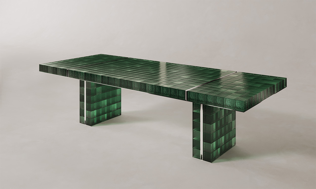 Can a Console Table Be Art? Inside the Mo.du.lo Collection’s Sculptural Glass Design