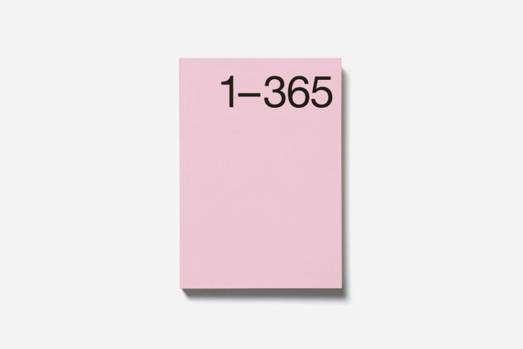 The Marjolein Delhaas 2025 Planner in a powder pink cover.