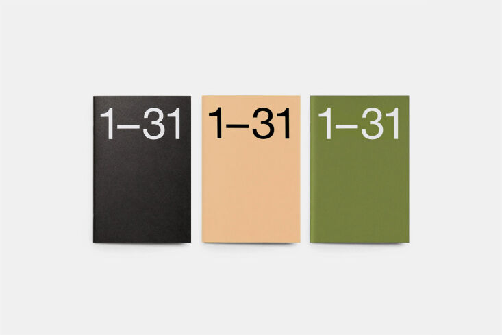 Pocket-sized Month Notebooks in different colors.