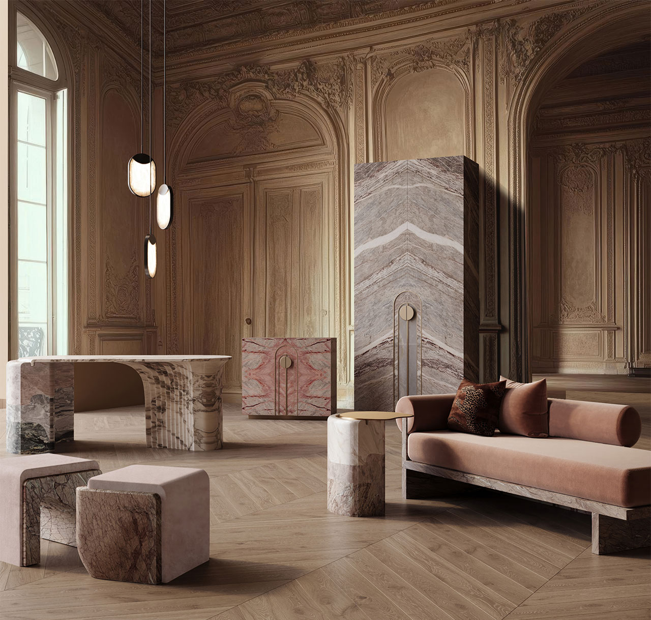 Terra Frammenti: Sheree Stuart’s Masterclass in Bespoke Italian Marble Furniture