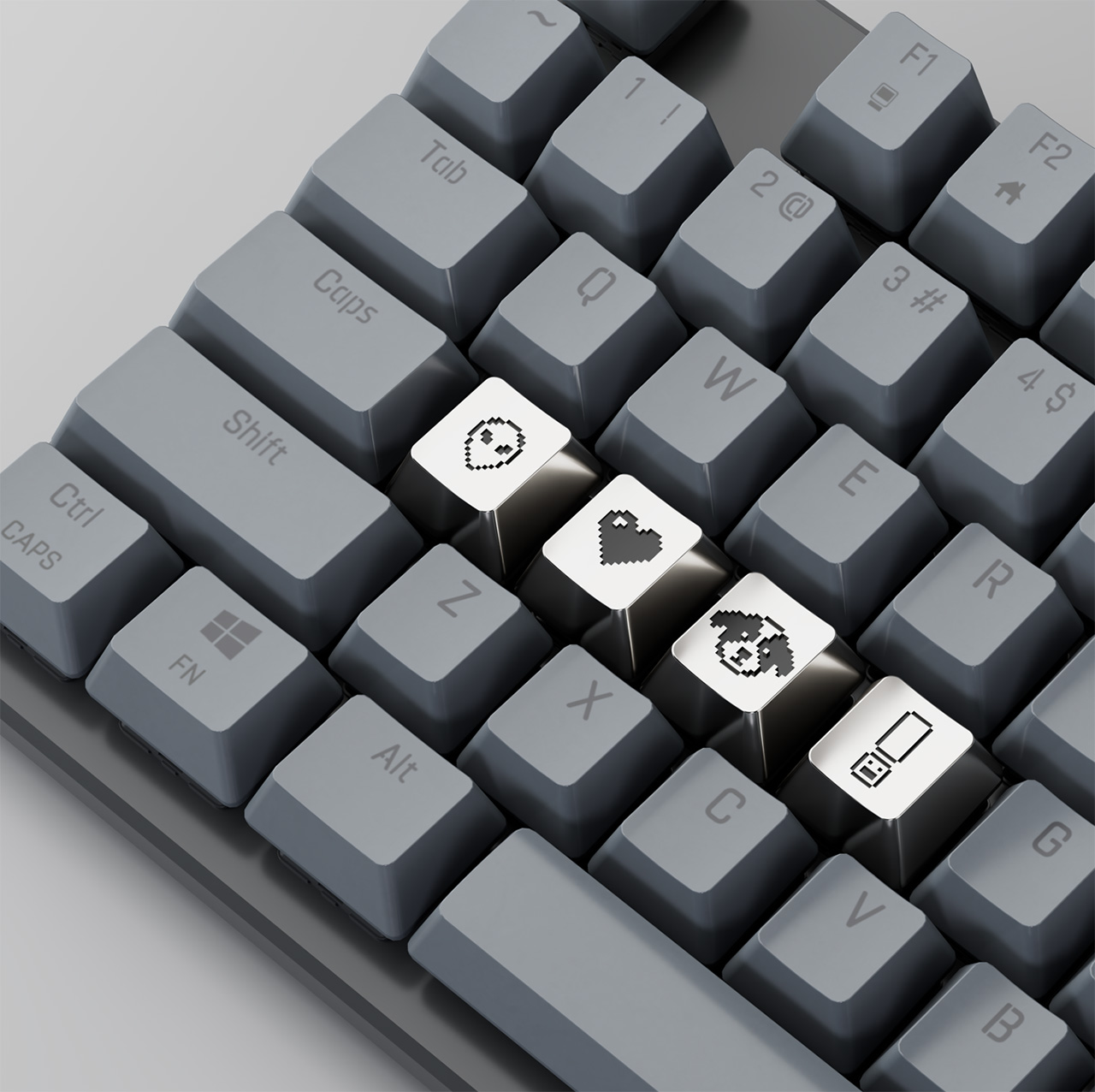 Susan Kare x Asprey Studio: Luxury Artisan Esc Keycaps & Iconic Pixel Art Jewelry