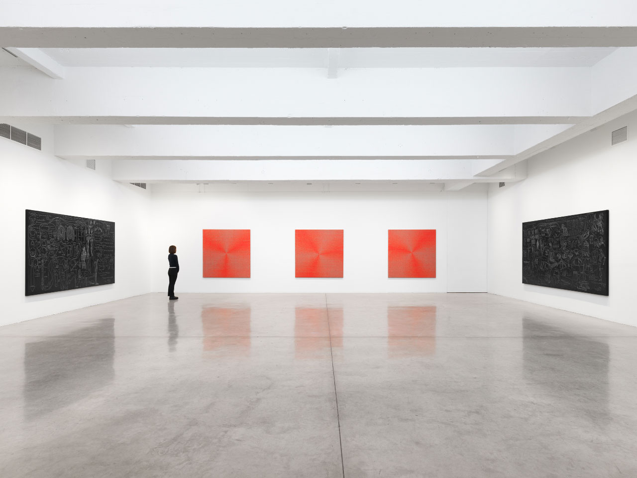 Analia Saban: Flowchart – Redefining Contemporary Art Through Woven Paint and Material Innovation