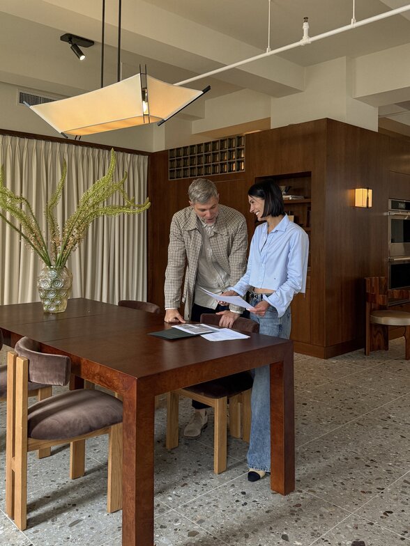 A professionally landscaped garden showing the seamless integration of stone and plants.