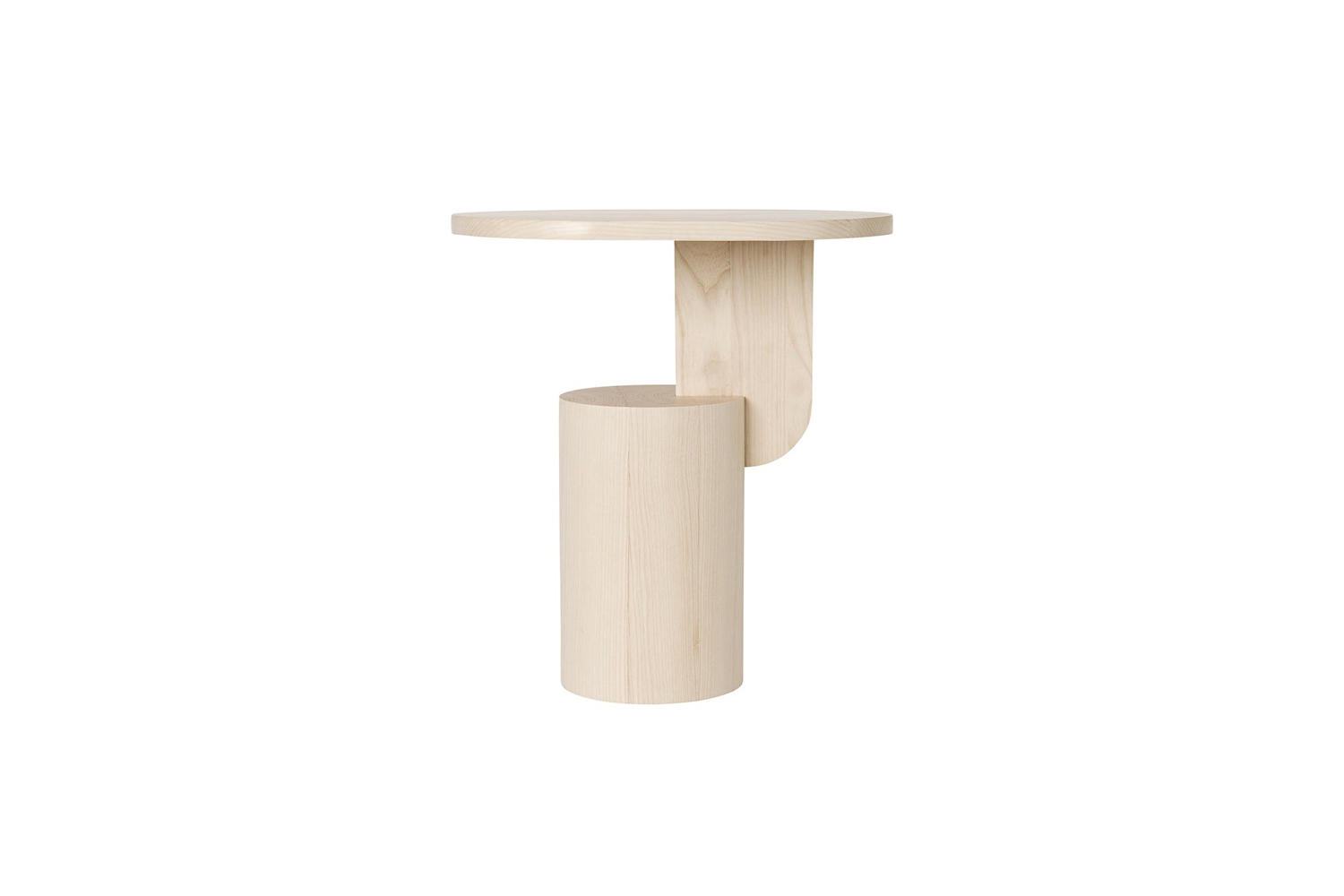 Ferm Living Insert Side Table in a sculptural, geometric design.