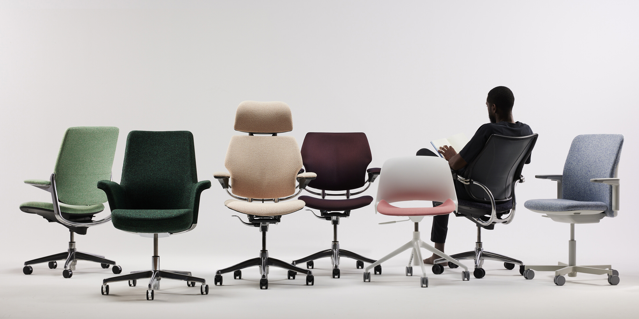 A professional group setting with high-quality ergonomic seating in a corporate environment.