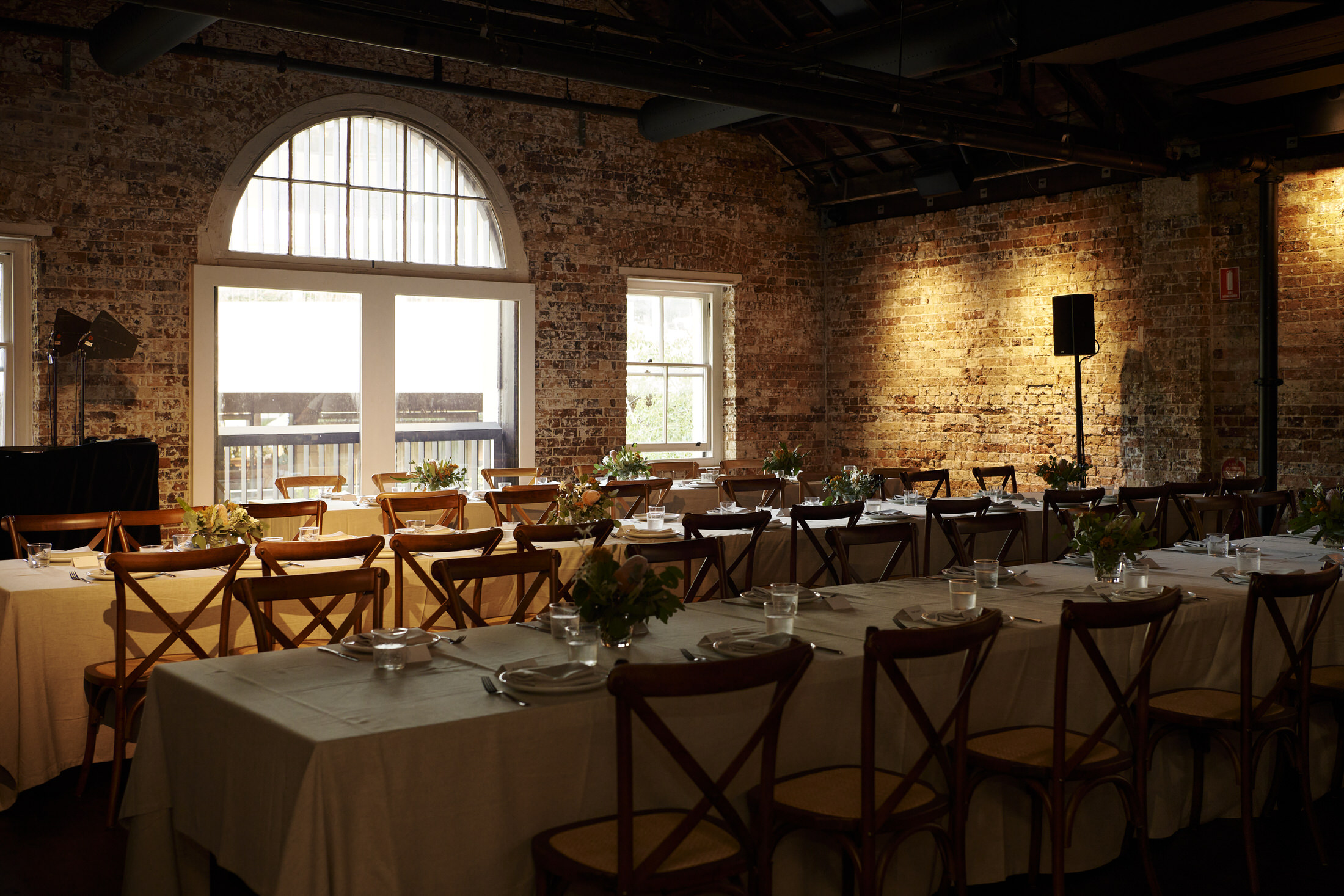 Close-up of Humanscale ergonomic chairs displayed at the Sydney event.