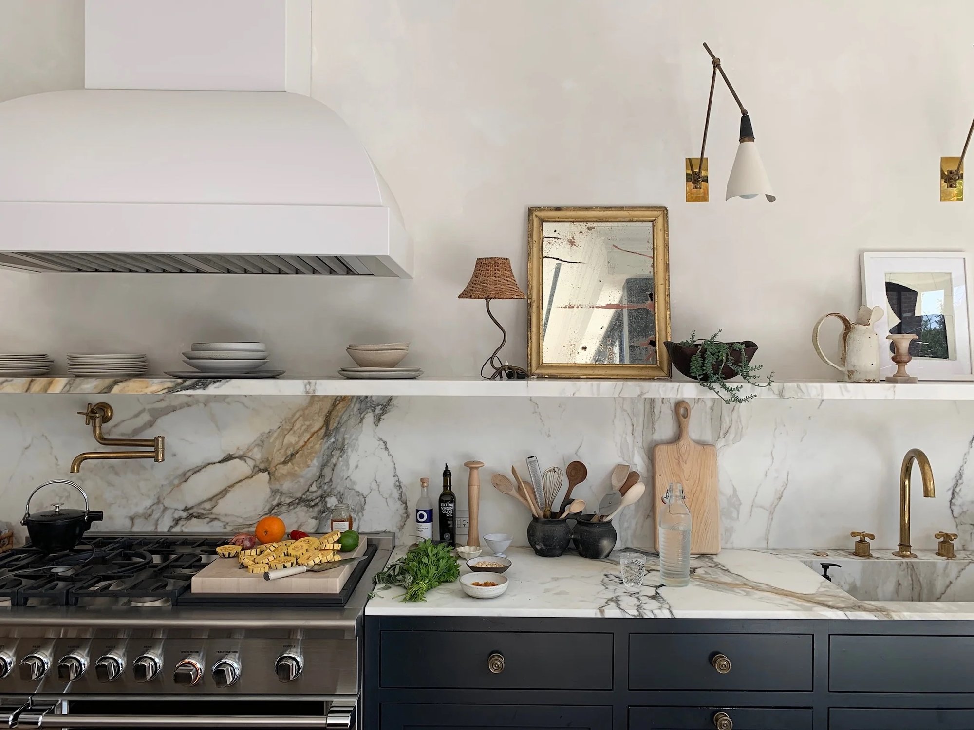 Plated roasted delicata squash agrodolce with vibrant garnishes.