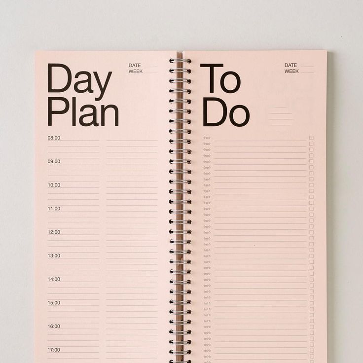 Spiral-bound 'Things To Do Today' planners in multiple colors.