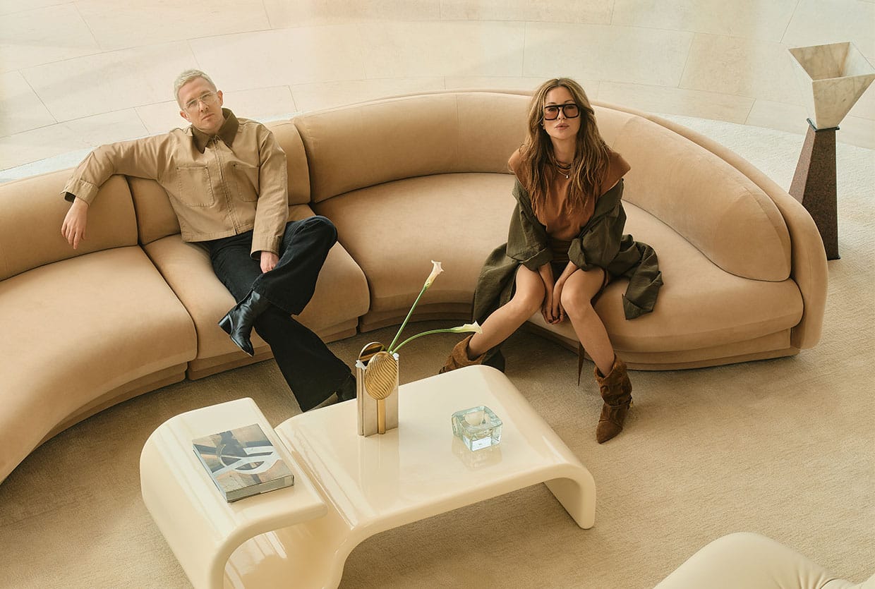 The Poet Sofa: Ellison Studios & Night Palm Revive 70s Sensuality